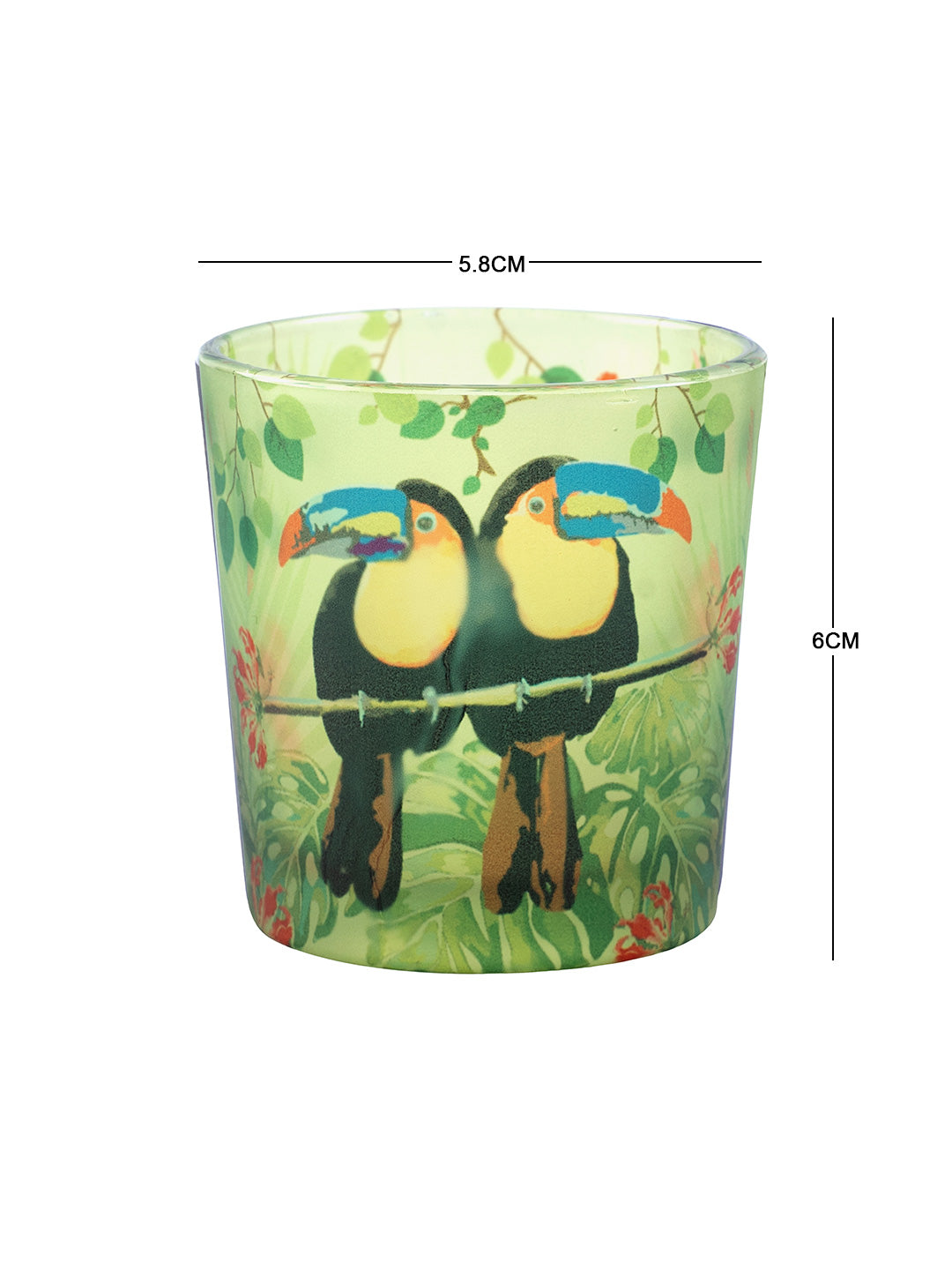 Toucan Candle Votives Set of 2