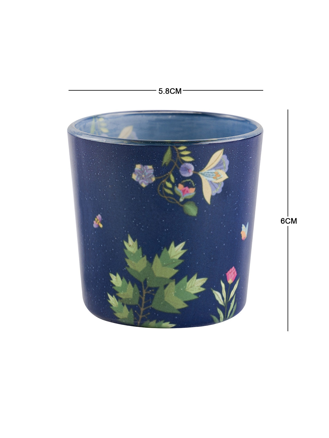 Vibrent Bliss Blue Candle Votives Set of 2