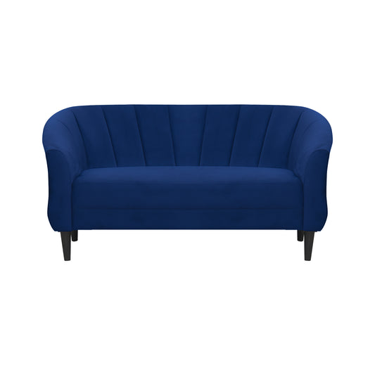 Persia Velvet Fabric Sofa - Blue
