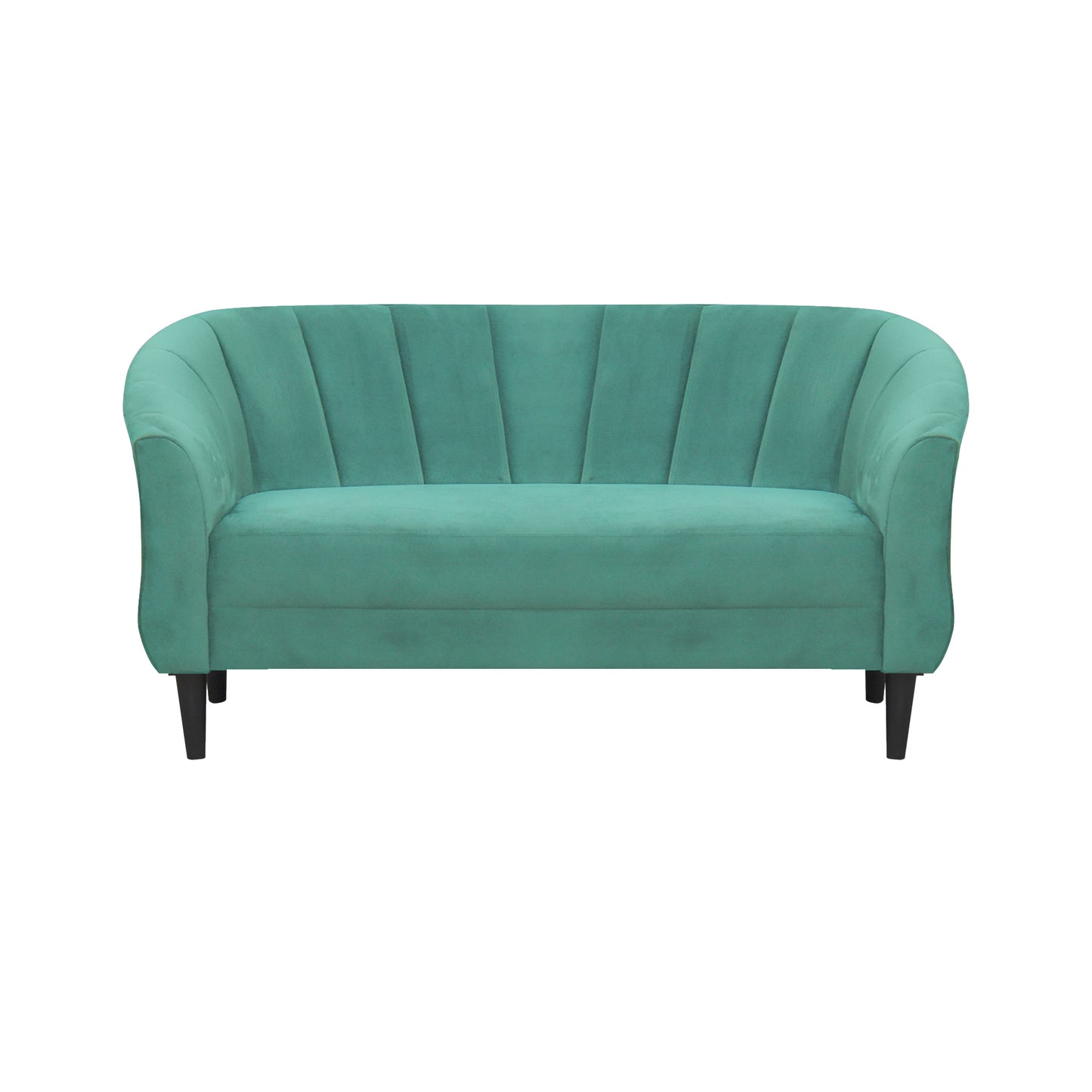 Persia Velvet Fabric Sofa - Sea Green