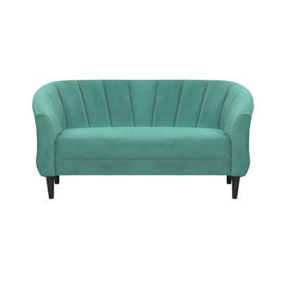 Persia Velvet Fabric Sofa - Sea Green