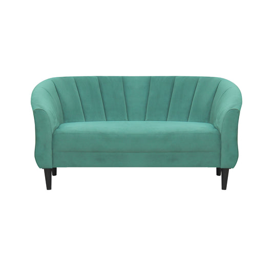 Persia Velvet Fabric Sofa - Sea Green