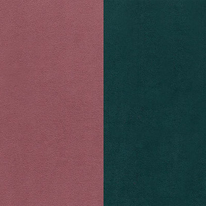 Beckett Cushion Back Fabric Sofa - Dark Pink & Green