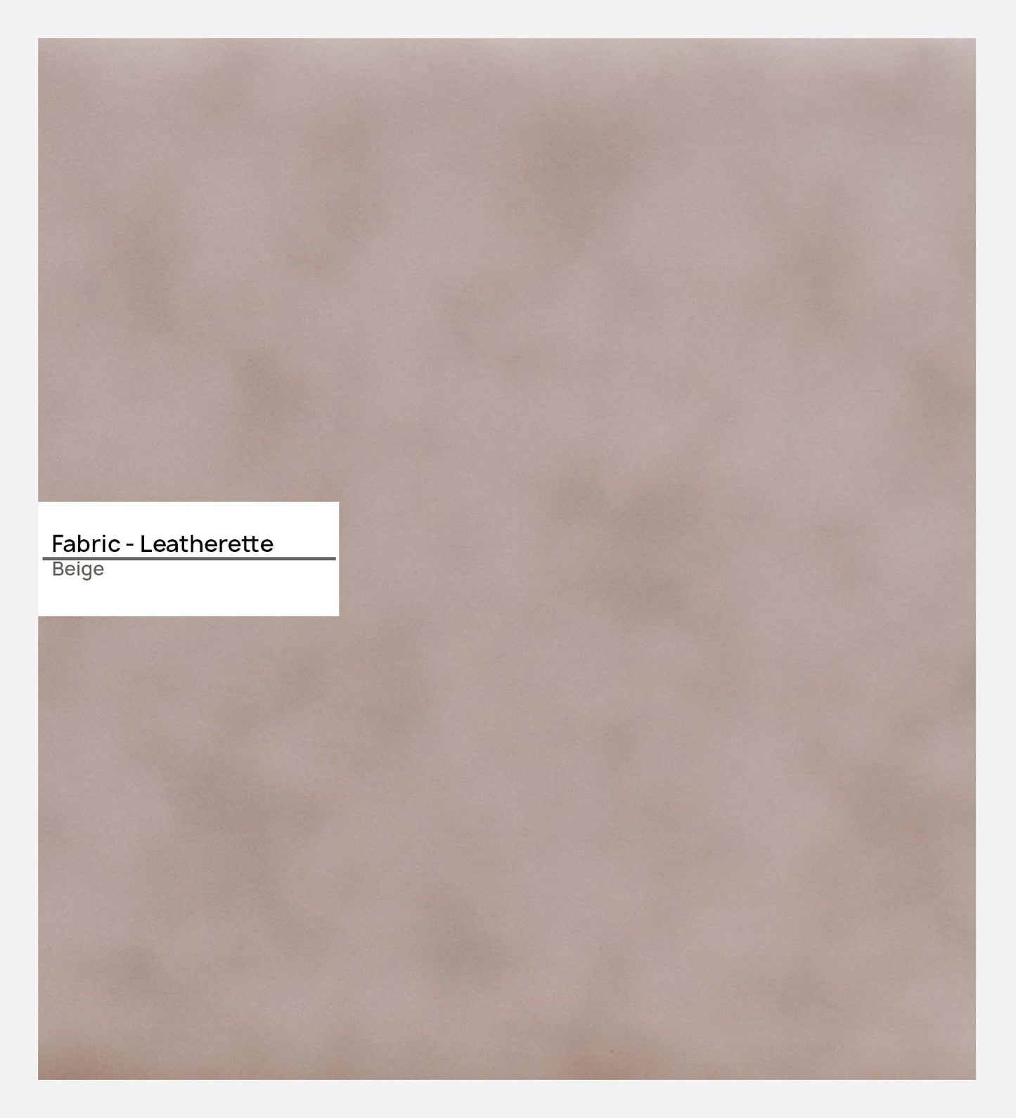 Alex Cushion Back Leatherette Sofa - Beige