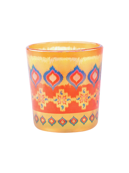 Dazzling Ikat Candle Votives Set of 2