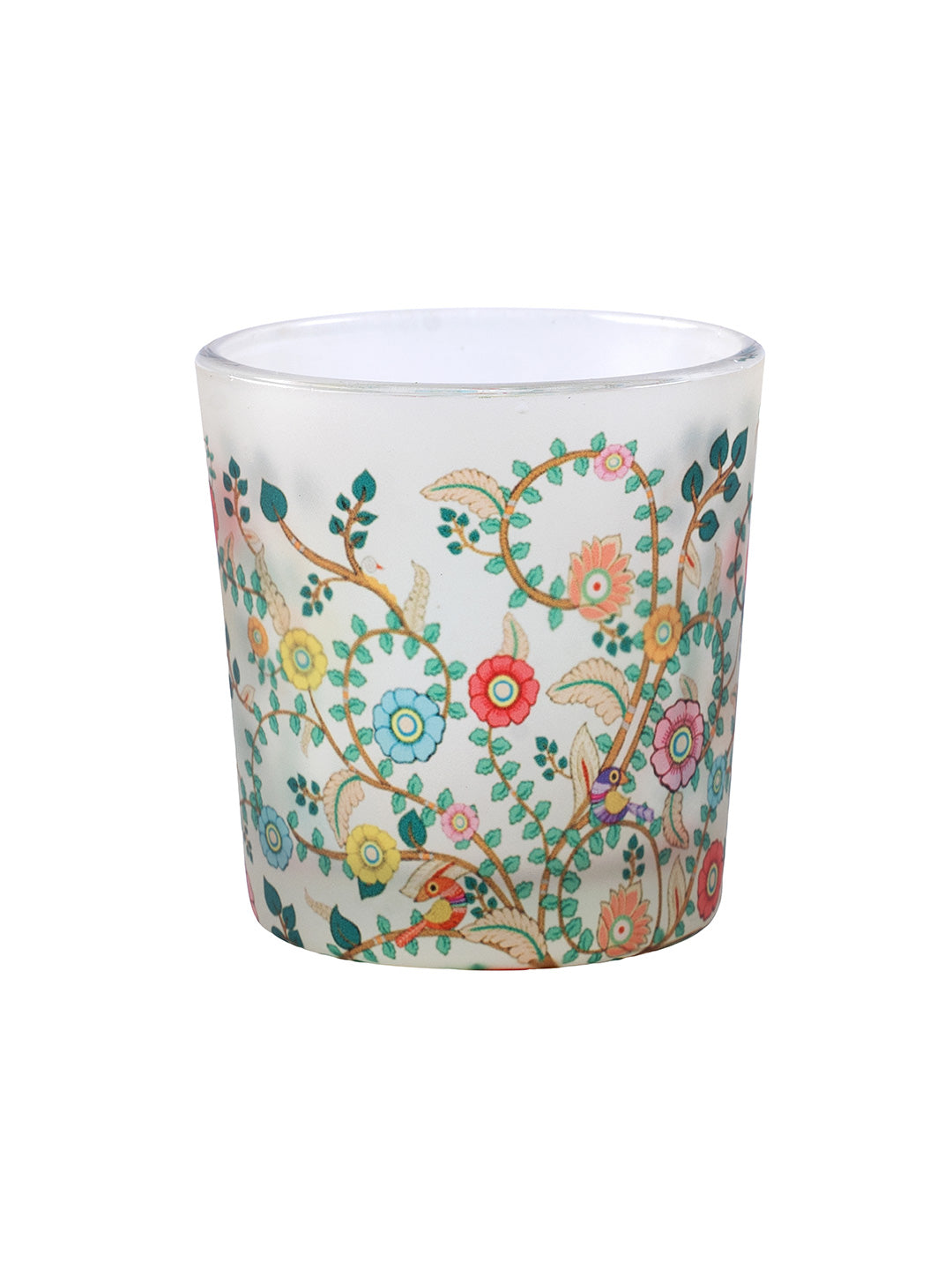 Madhubani Art Candle Votives Set of 2