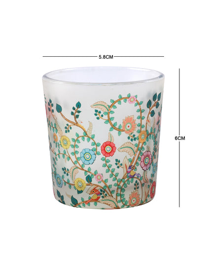 Madhubani Art Candle Votives Set of 2
