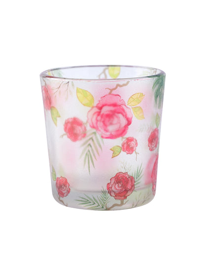 Misty Morning White Candle Votives Set of 2