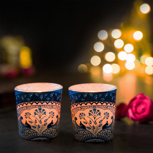Pristine Turkish Candle Votives Set of 2