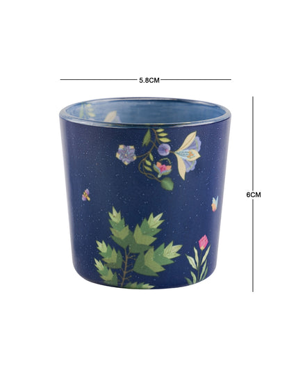 Vibrent Bliss Blue Candle Votives Set of 2