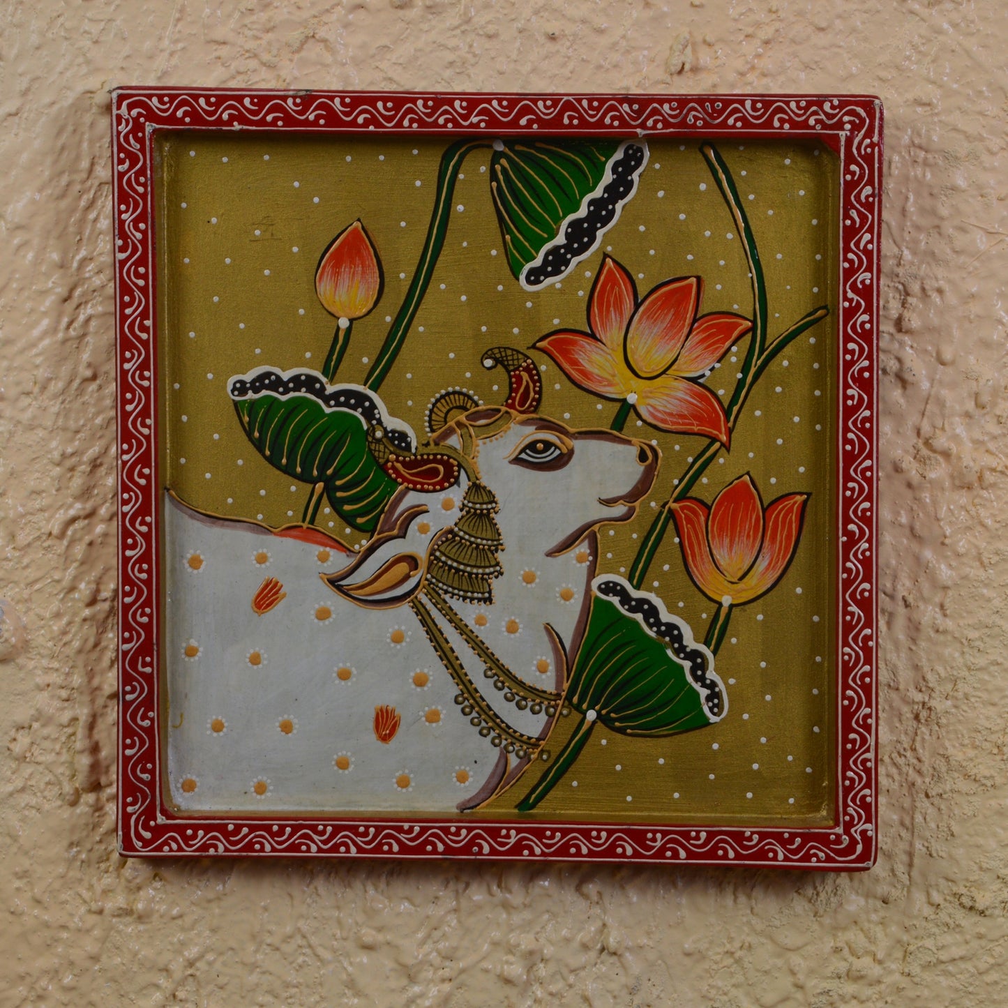 Ayan - Solid Wood Wall Art - Multi Colour Paint Finish