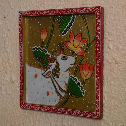 Ayan - Solid Wood Wall Art - Multi Colour Paint Finish