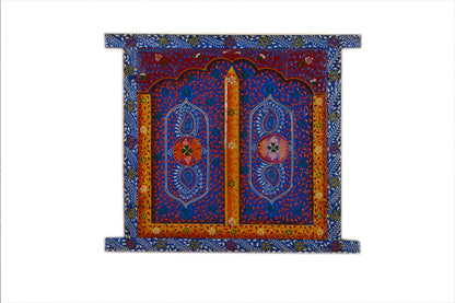 Rishan - Solid Wood Jharokha Art - Multi Colour Paint Finish
