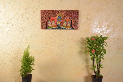 Aarohi - Solid Wall Panel Art - Multi Colour Paint Finish