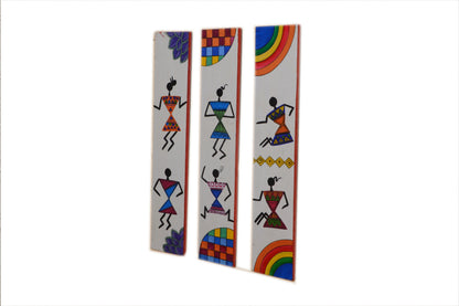 Kiara - Solid Wall Panel Art - Multi Colour Paint Finish