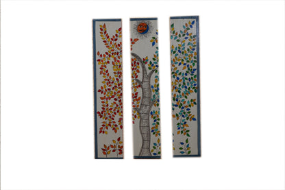 Swara - Solid Wall Panel Art - Multi Colour Paint Finish