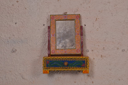 Vanya - Wall Cabinet Art - Multi Colour Paint Finish