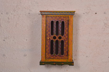 Laya - Wall Cabinet Art - Multi Colour Paint Finish