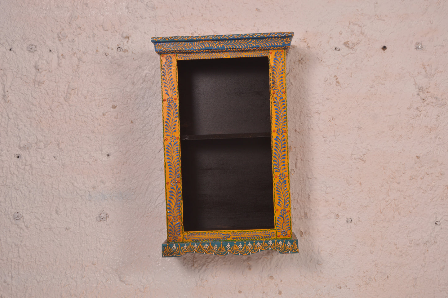 Rucha - Wall Cabinet Art - Multi Colour Paint Finish