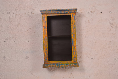 Rucha - Wall Cabinet Art - Multi Colour Paint Finish