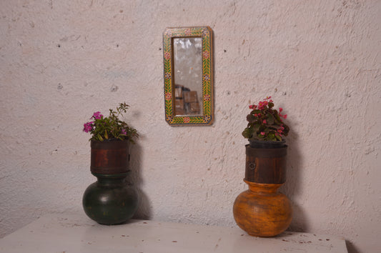 Vasund - Wall Mirror Frame Art - Multi Colour Paint Finish
