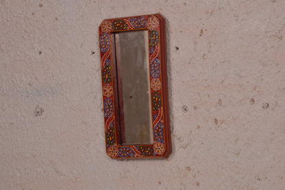 Noah Wall Mirror Frame Art - Multi Colour Paint Finish