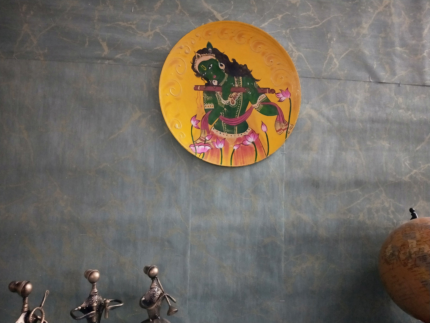Mudra - Wall Panel Art - Multi Colour Paint Finish