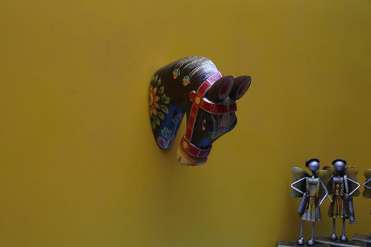 Devansh - Wood Wall Decor Animal Figure Art - Multi Colour