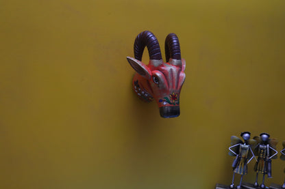 Ina - Wood Wall Decor Animal Figure Art - Multi Colour