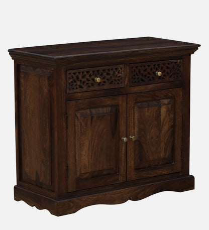 Sheesham Wood Storage Cabinet In Walnut Polish Finish