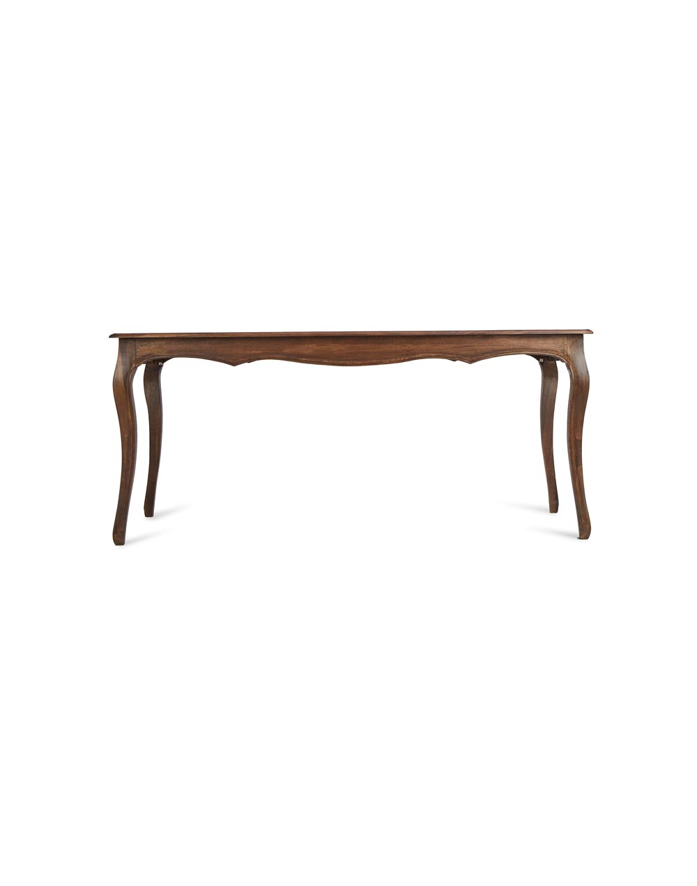 Solid Wood Dining Table In Teak Finish