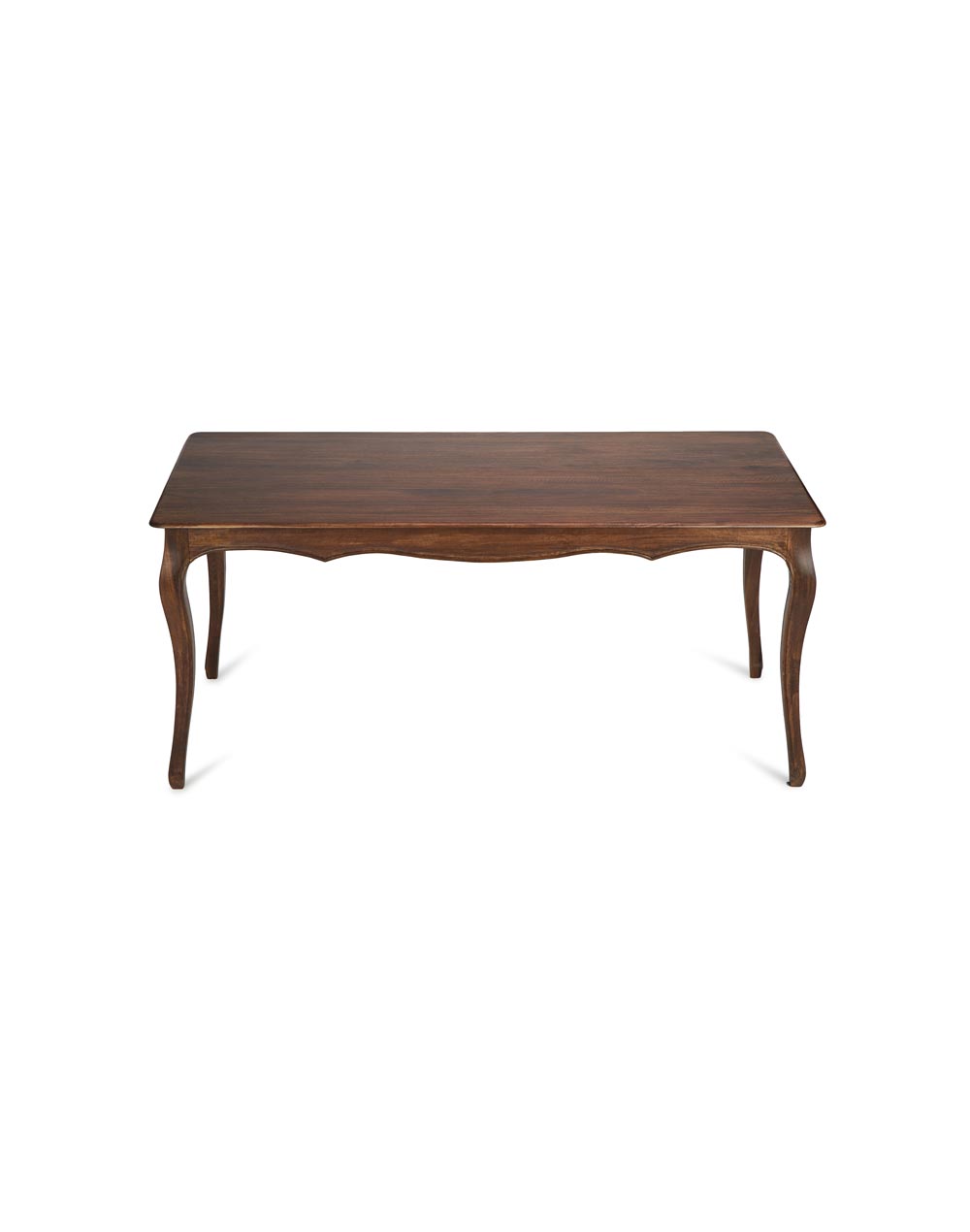 Solid Wood Dining Table In Teak Finish