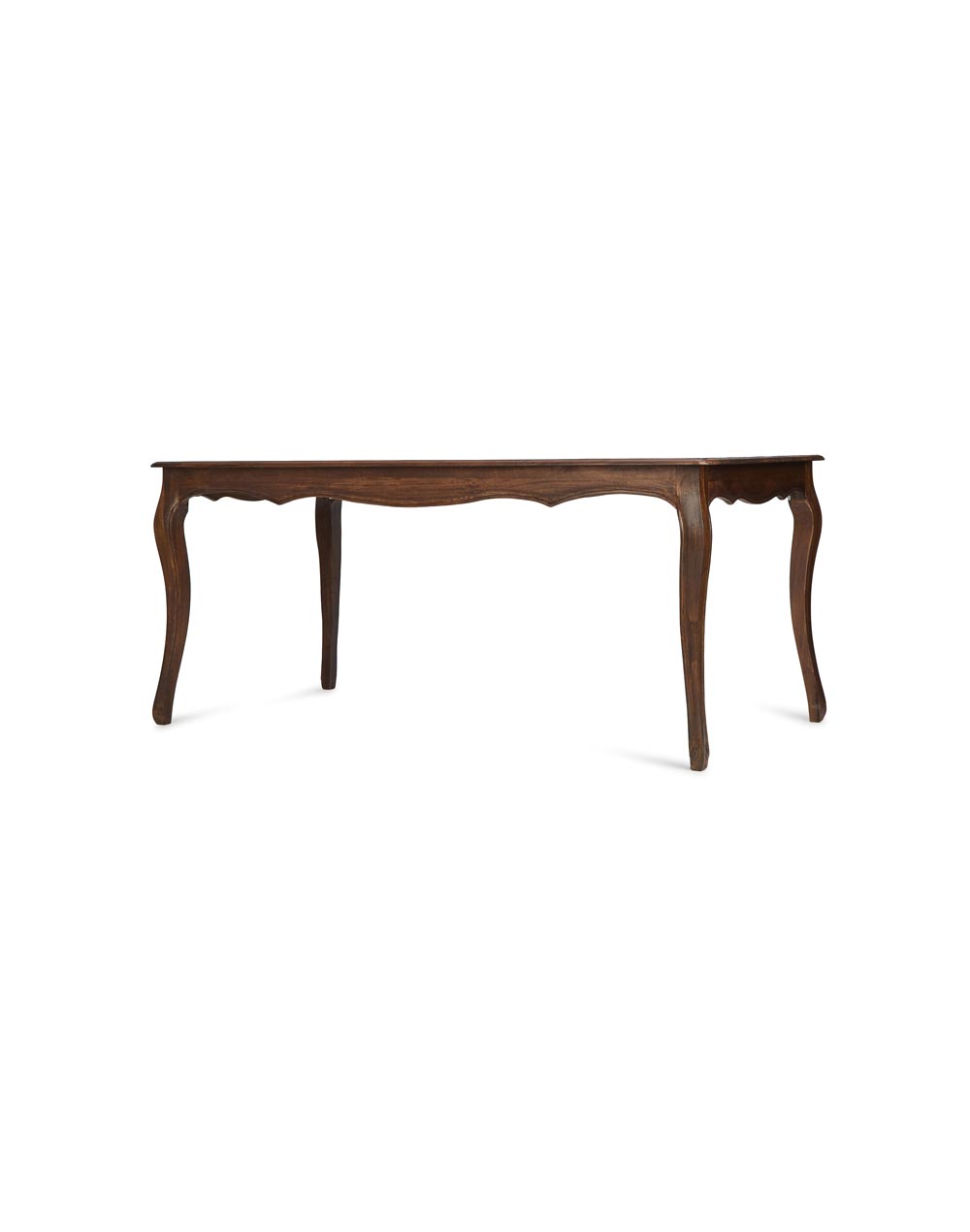 Solid Wood Dining Table In Teak Finish
