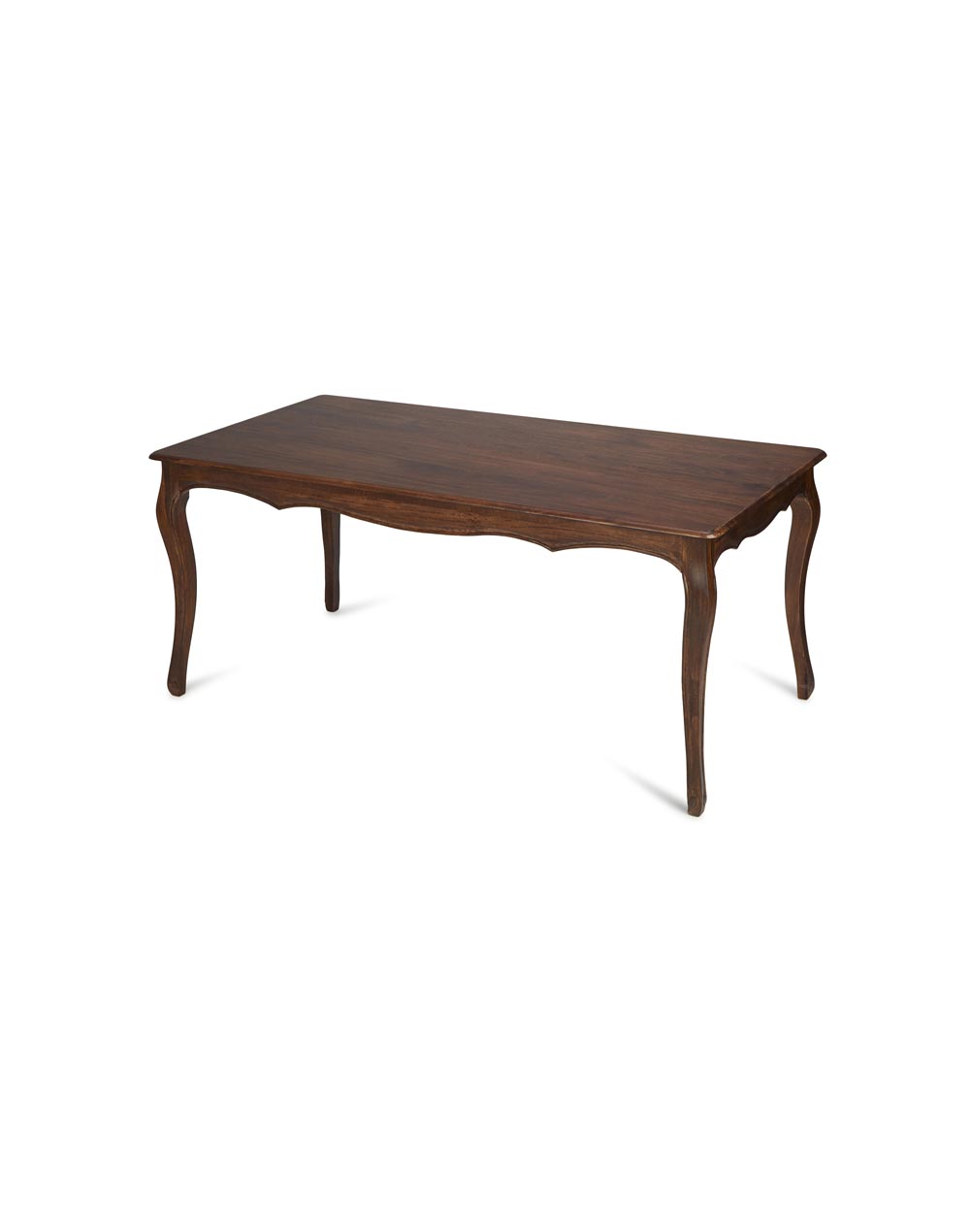 Solid Wood Dining Table In Teak Finish