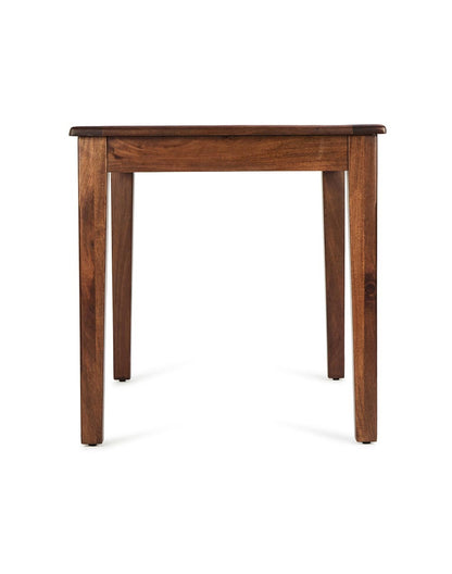 Solid Wood Dining Table In Mahogany Finish