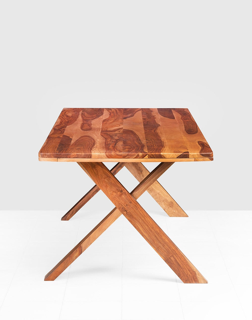 Solid Wood Dining Table In Honey Finish