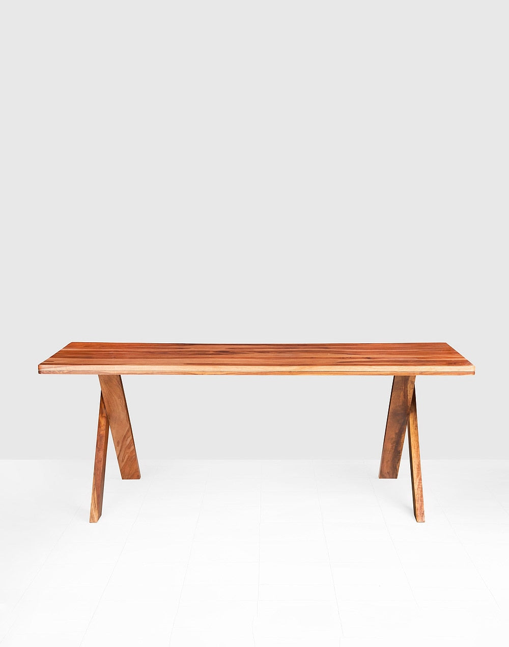 Solid Wood Dining Table In Honey Finish