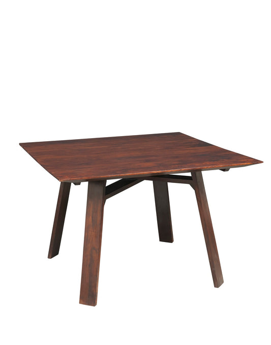 Solid Wood Dining Table In Honey Finish