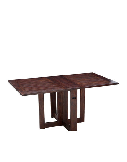 Solid Wood Dining Table In Teak Finish
