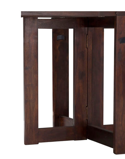 Solid Wood Dining Table In Teak Finish
