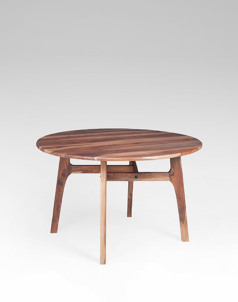 Solid Wood Dining Table In Natural Finish