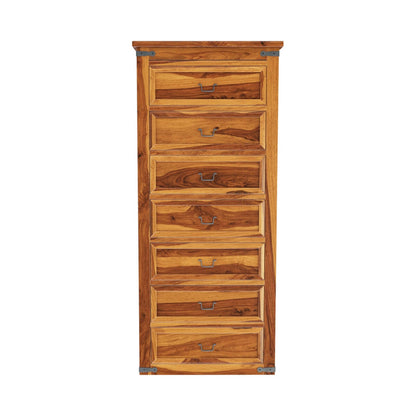 Solid Wood Chest Of Drawers In Natural Finish