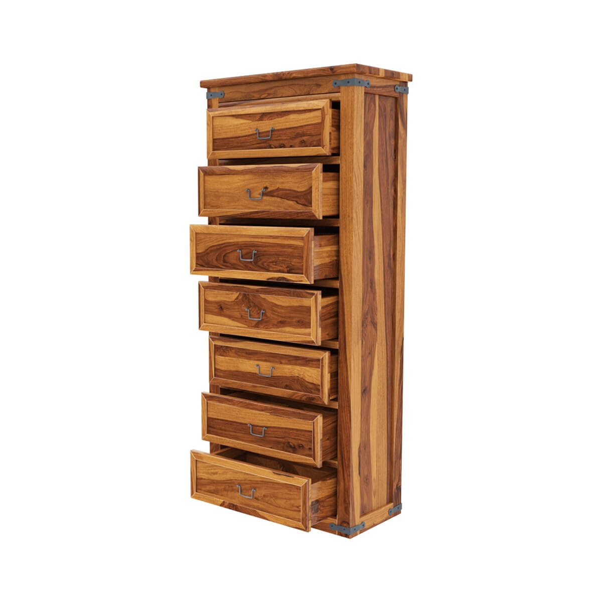 Solid Wood Chest Of Drawers In Natural Finish