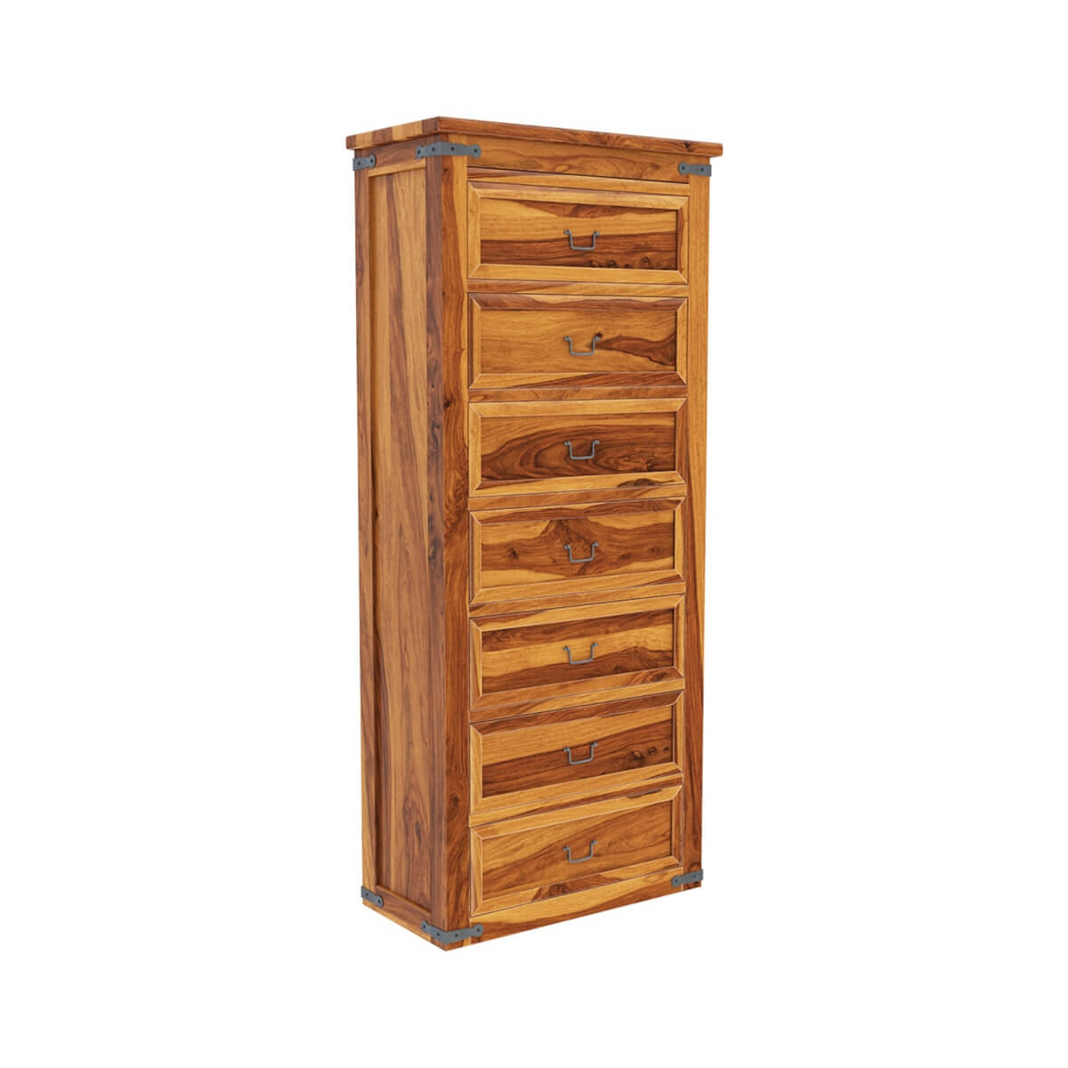 Solid Wood Chest Of Drawers In Natural Finish