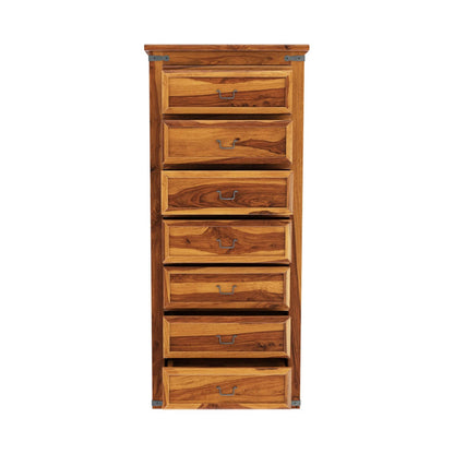 Solid Wood Chest Of Drawers In Natural Finish