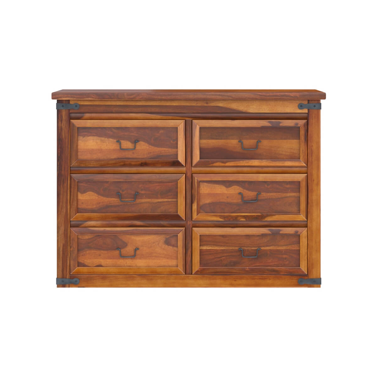 Solid Wood Chest Of Drawers In Natural Finish
