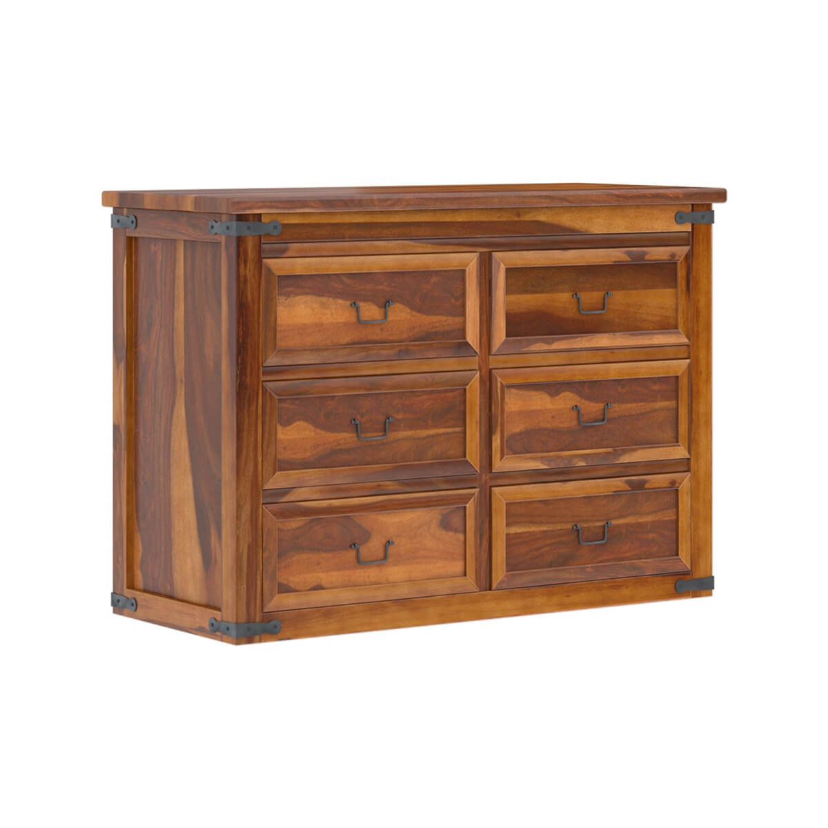 Solid Wood Chest Of Drawers In Natural Finish