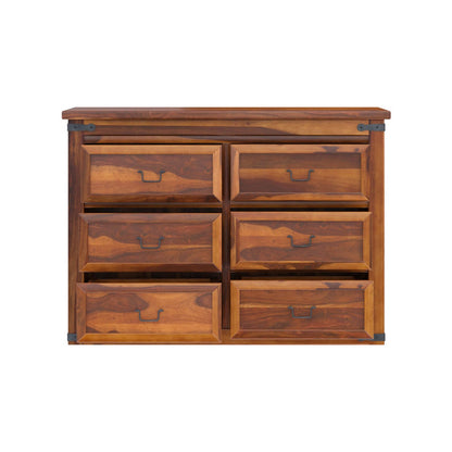 Solid Wood Chest Of Drawers In Natural Finish