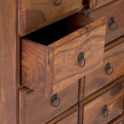 Solid Wood Chest Of Drawers In Natural Finish