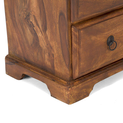Solid Wood Chest Of Drawers In Natural Finish